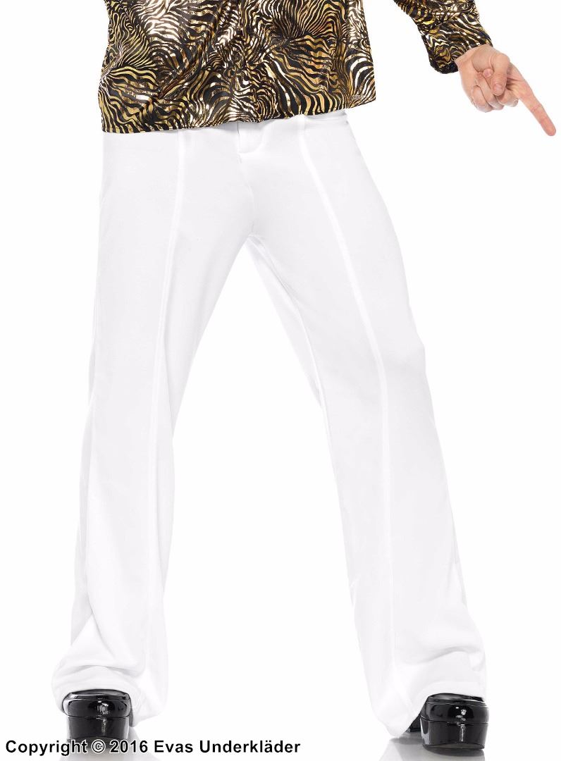 70-tals disco, utsvängda byxor för män
